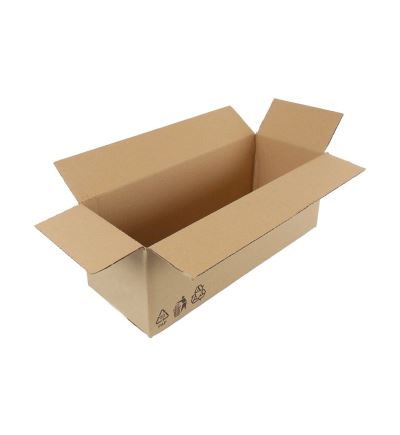Kartonová krabice, 3vrstvá, délka 600 mm, šířka 200 mm, výška 150 mm
