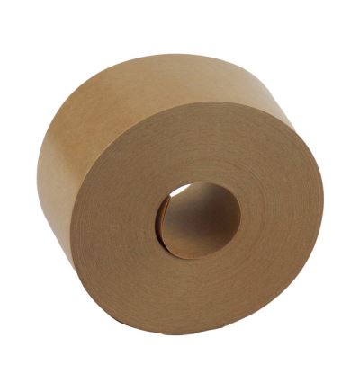 Lepicí páska papírová, vlhčící, šíře 40 mm, návin 50 m