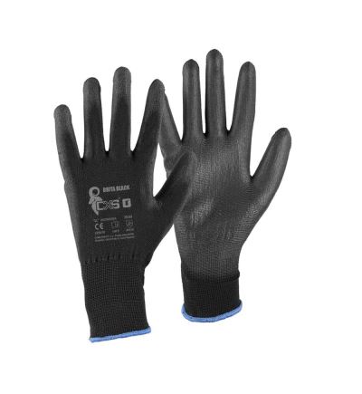 Pracovní rukavice Brita BLACK, velikost 10, černé