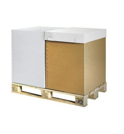 Přepravní kartonový box na paletu, 5vrstvý, délka 800 mm, šířka 600 mm, výška 600 mm