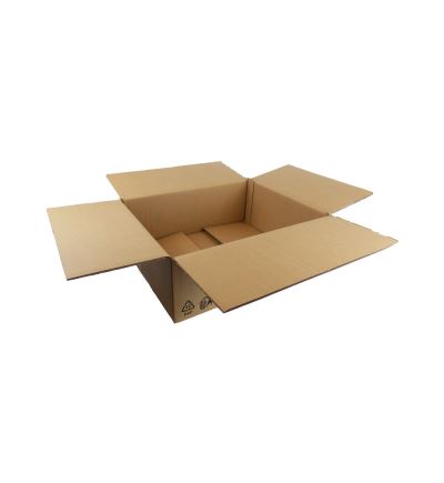 Kartonová krabice, 5vrstvá, délka 800 mm, šířka 600 mm, výška 300 mm
