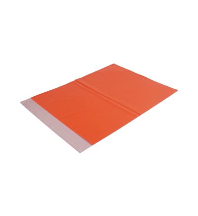 Plastové obálky, 175x255 mm, 100 ks/bal., oranžové