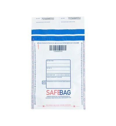 Bezpečnostní obálky SAFEBAG K70, 160x245+35 mm
