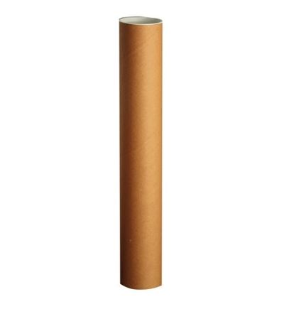 Kartonový tubus délky 500 mm, průměr 80 mm, s kartonový víčkem
