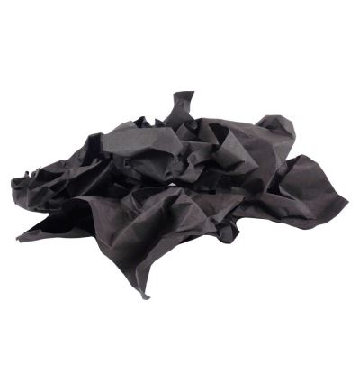 Balicí papír černý, 100 g/m2, arch 21x29,7 cm, balení 5 kg