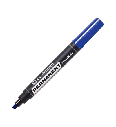Permanentní fix (popisovač) Centropen 8576, šíře stopy 1 - 4,5 mm, modrý