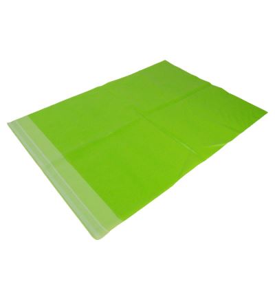 EKO Plastová obálka šíře 400 mm, délka 500 mm, zelená, 100 ks