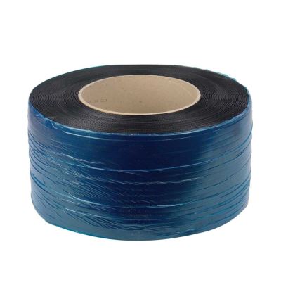 Vázací páska PP, šíře 12 mm, tloušťka 0,8 mm, návin 2000 m, dutinka 405 mm, černá