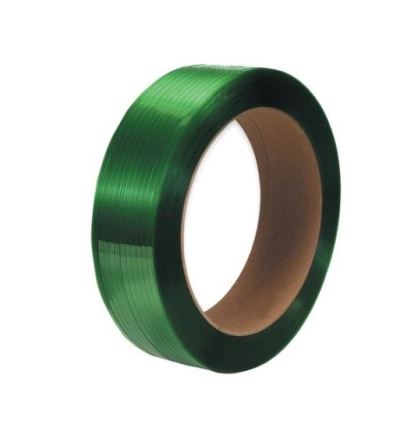 Vázací páska PET, 15,5x0,70 mm, návin 1800 m, zelená