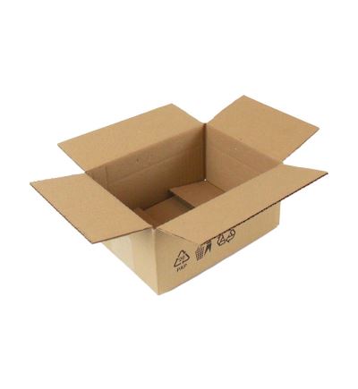 Kartonová krabice, 3vrstvá, délka 200 mm, šířka 150 mm, výška 100 mm