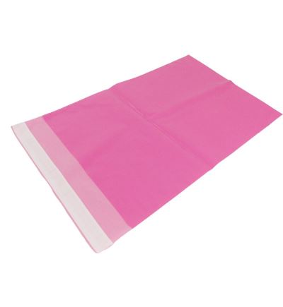 EKO Plastové obálky, 250x350 mm, 100 ks/bal., růžové