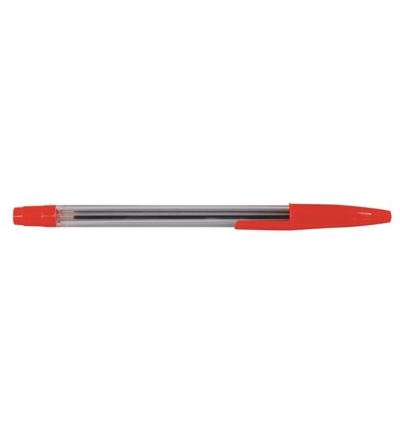 Kuličkové pero Stick, šíře stopy 1 mm, červené