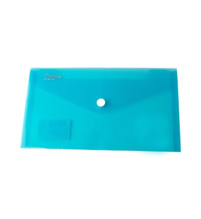 Plastová obálka s drukem DL modrá