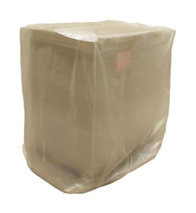 Pytel na paletu, délka 1250 +  sklad 2x530 x 1900 mm výška, 45 µm, LDPE, recyklát, transparent, role