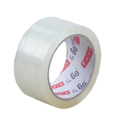 Lepicí páska PP, tichý akryl, šíře 48 mm, návin 66 m, transparent