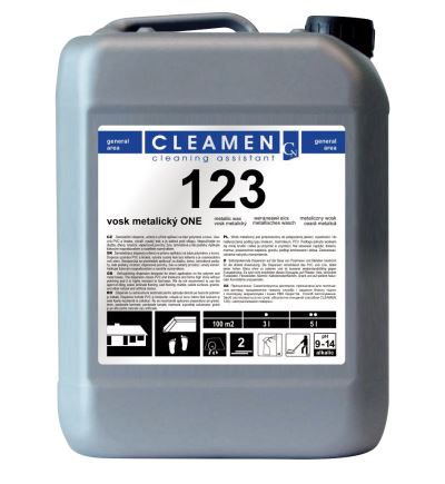 Cleamen 123, určený k přímé aplikaci, vosk metalický one, 5000 ml