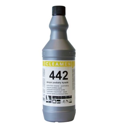 CLEAMEN 442 na podlahy kyselé 1000 ml – na cement, minerální usazeniny