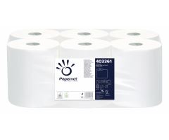 Papírové ručníky Supermatic na roli, 2vrstvé, šíře 20,8 cm, návin 140 m, bílé, 6 ks