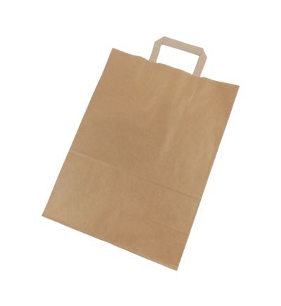 Papírová taška, 42x32+16cm, hnědá