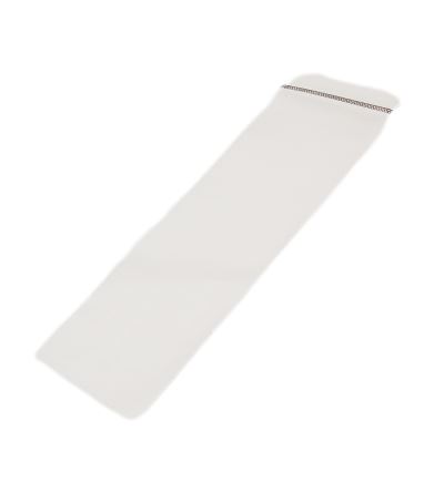 Polypropylenový sáček s lepicím páskem, délka 200 + 30 mm, šířka 80 mm, transparentní