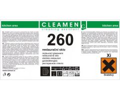 Cleamen 260 na mytí restauračního skla, 1000 ml (1)