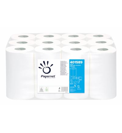 Papírové ručníky Star mini na roli, 2vrstvé, šíře 21,5 cm, návin 67 m, bílé, 12 ks