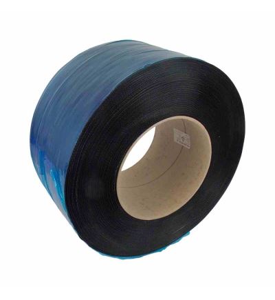 Vázací páska PP, šíře 12 mm, tloušťka 0,5 mm, návin 3000 m, dutinka 200 mm, černá