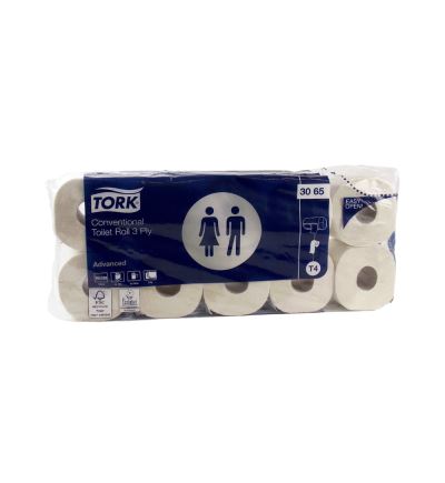 Toaletní papír Tork premium, 3vrstvý, bílý, 10 ks