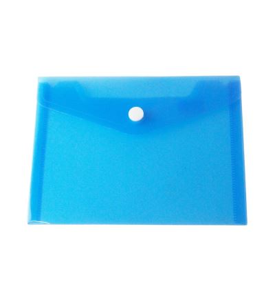 Plastová obálka s drukem A6 modrá