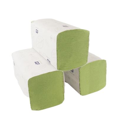 Papírové ručníky Tork Advanced, 2vrstvé, Zigzag, skládáné, zelené, 3750 ks