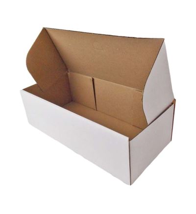Zákusková krabice, 3vrstvá, délka 255 mm, šíře 115 mm, výška 75 mm, bílá