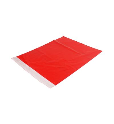 Plastová obálka šíře 175 mm, délka 255 mm, červená, 100 ks